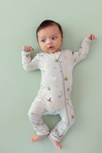 Zippered Romper in Starry Icon