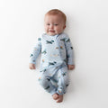 Zippered Romper in Take Off