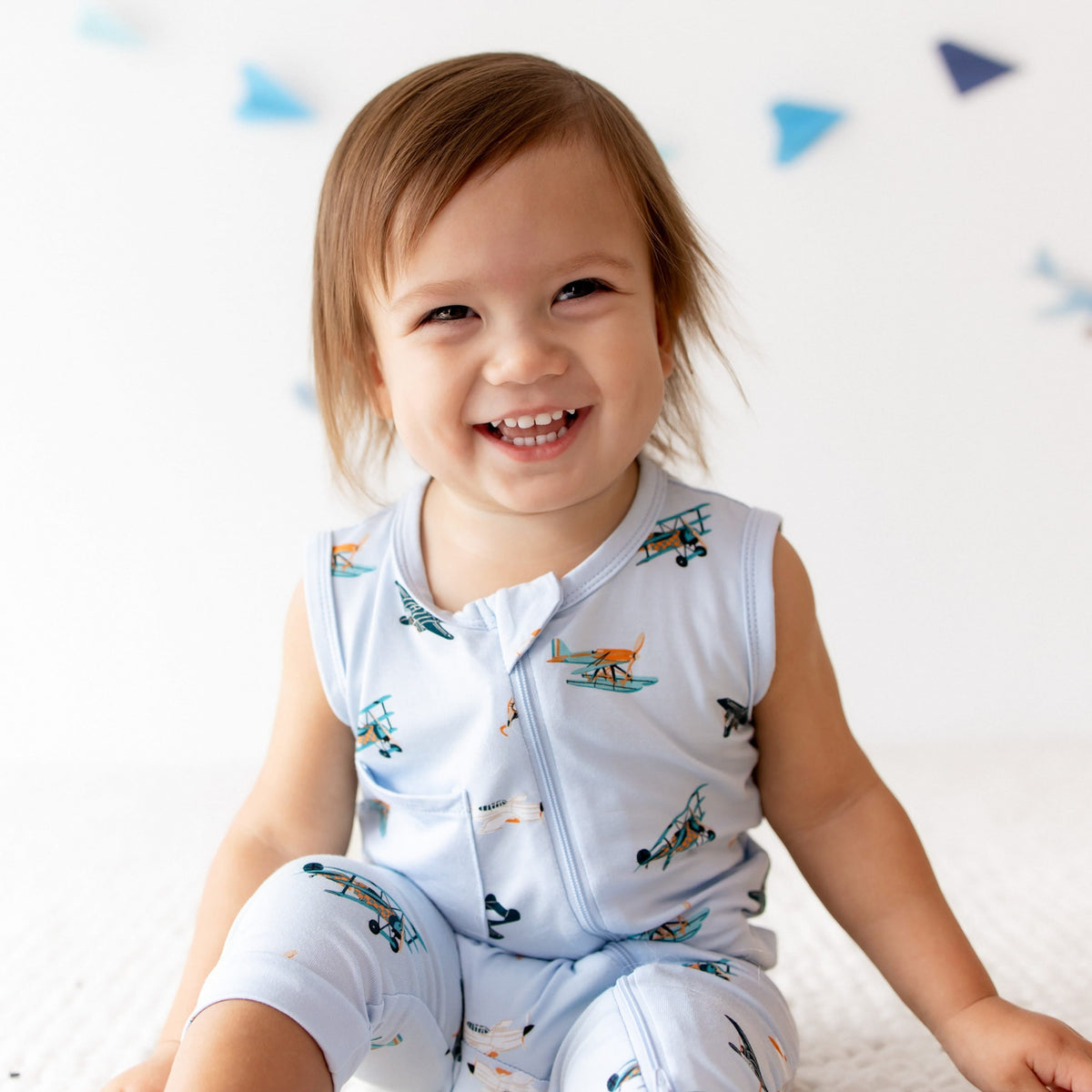 Zippered Sleeveless Romper in Take Off