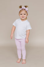 Ribbed Leggings in Thistle