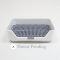 ROOLY Stainless Rabbit Litter Box - Low Entrance