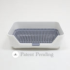 ROOLY Stainless Rabbit Litter Box - Low Entrance