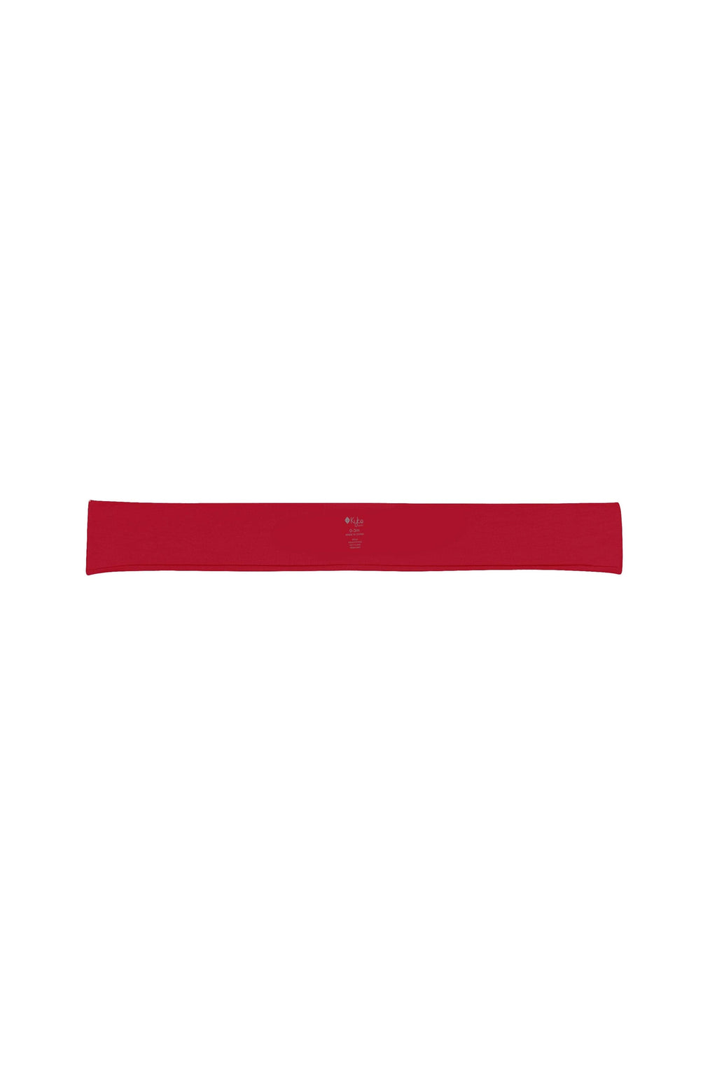 Knotted Bow Headband in Cardinal