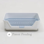 ROOLY Stainless Rabbit Litter Box - Low Entrance