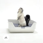 ROOLY Stainless Rabbit Litter Box