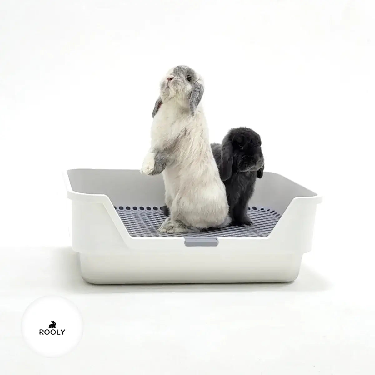 ROOLY Stainless Rabbit Litter Box